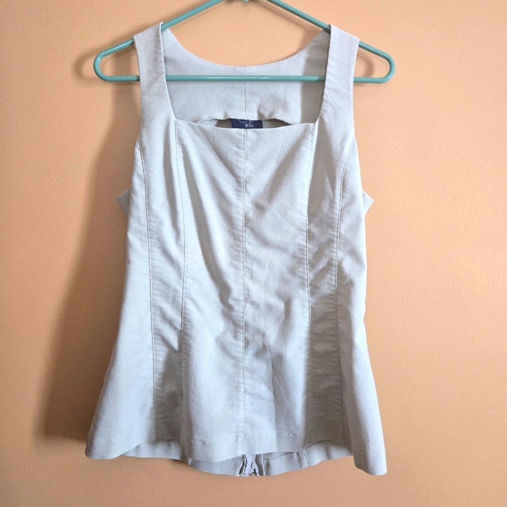 Rag Sleeveless Top, L (PTP=16")